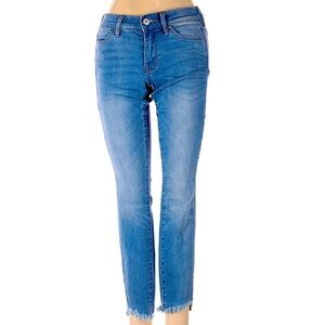 Women's Blue Distressed Jeans